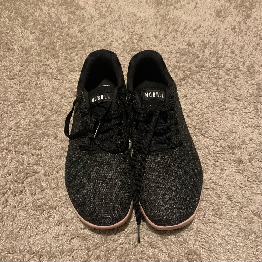 NoBull dusty pink trainers
